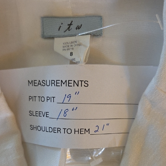 Embroidered Cream Blazer with Colorful Accents - Picture 2 of 2